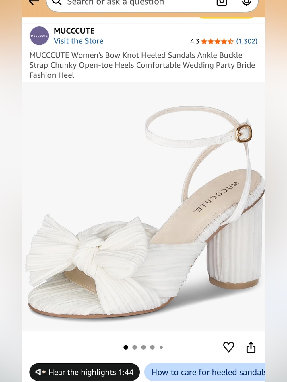 Bow Knot Heels